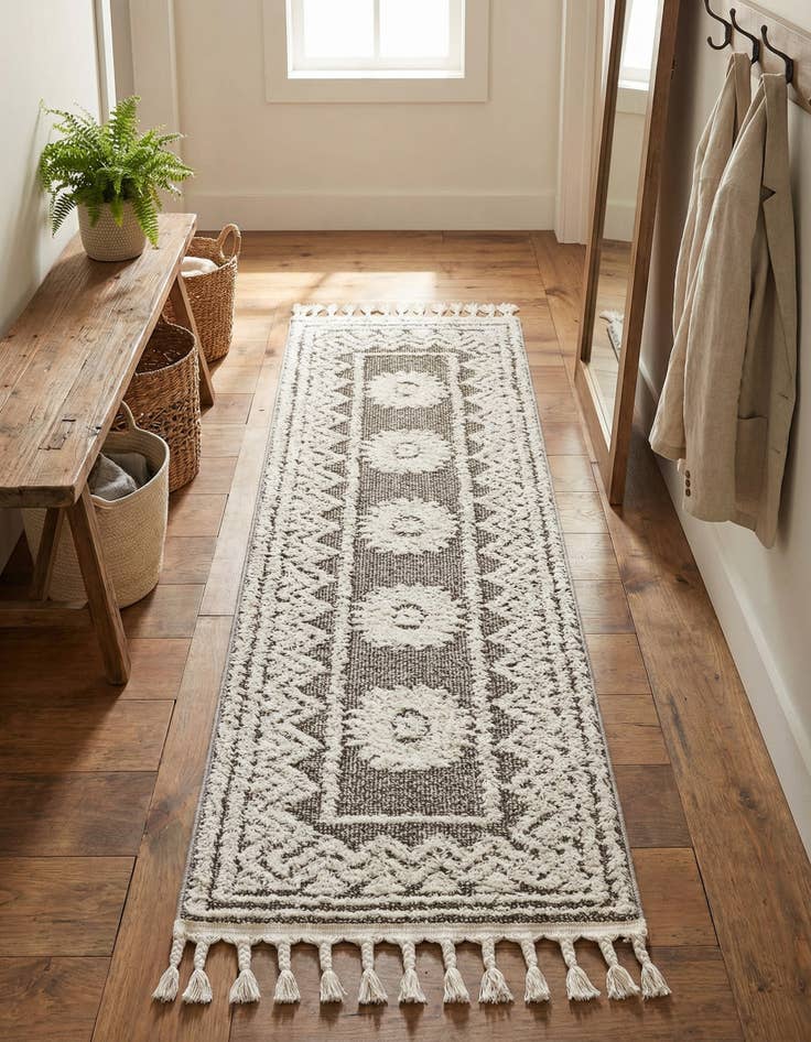 Detail image of 2' x 6' Boho Runner Rug