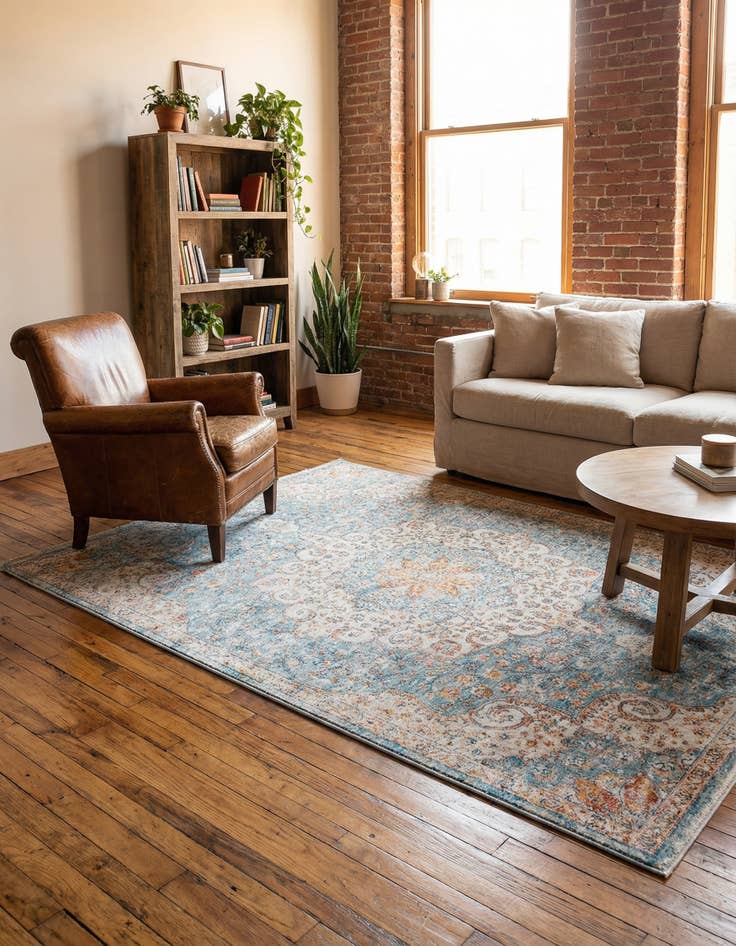 Detail image of 5' 3 x 8' Newport Rug