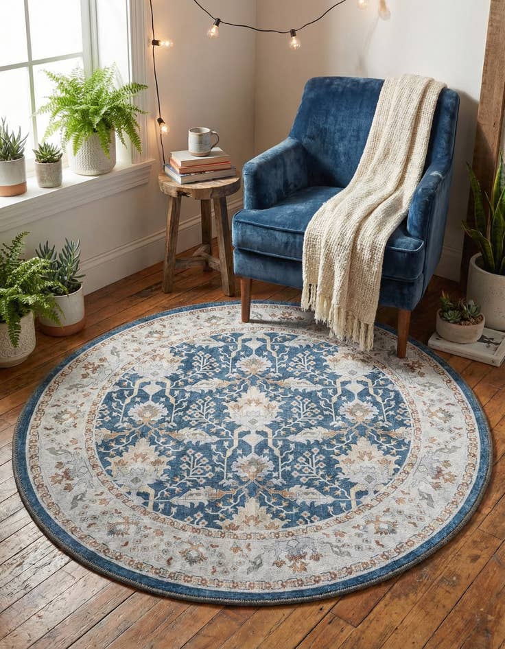 Detail image of  3' 6 x 3' 6 Timeless Round Rug