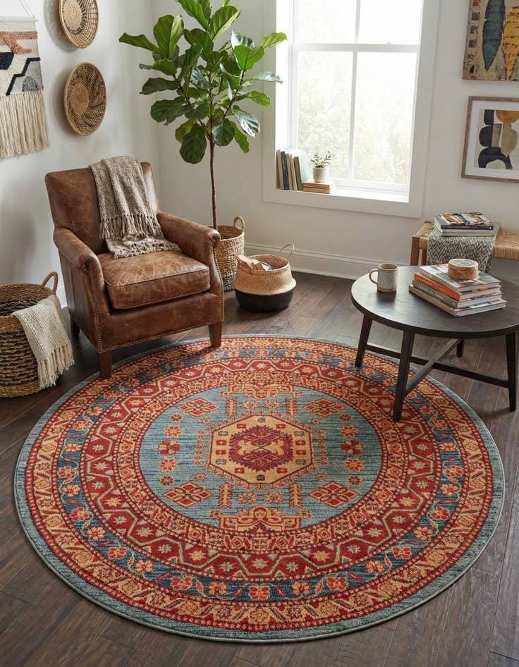Detail image of 5' x 5' Sara Round Rug