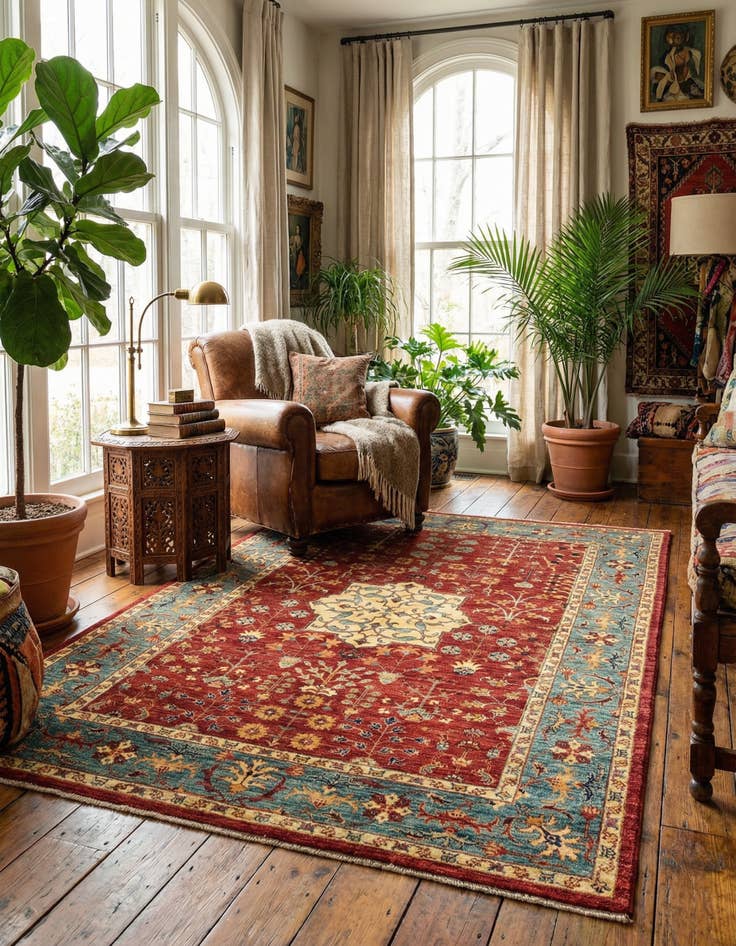 Detail image of 5' 8 x 7' 11 Sara Rug