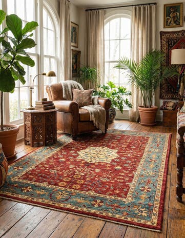 5' 8 x 7' 11 Serapi Rug
