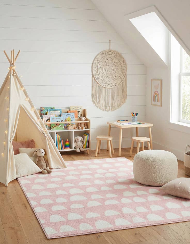 Detail image of 4' x 6' Whimsy Kids Rug