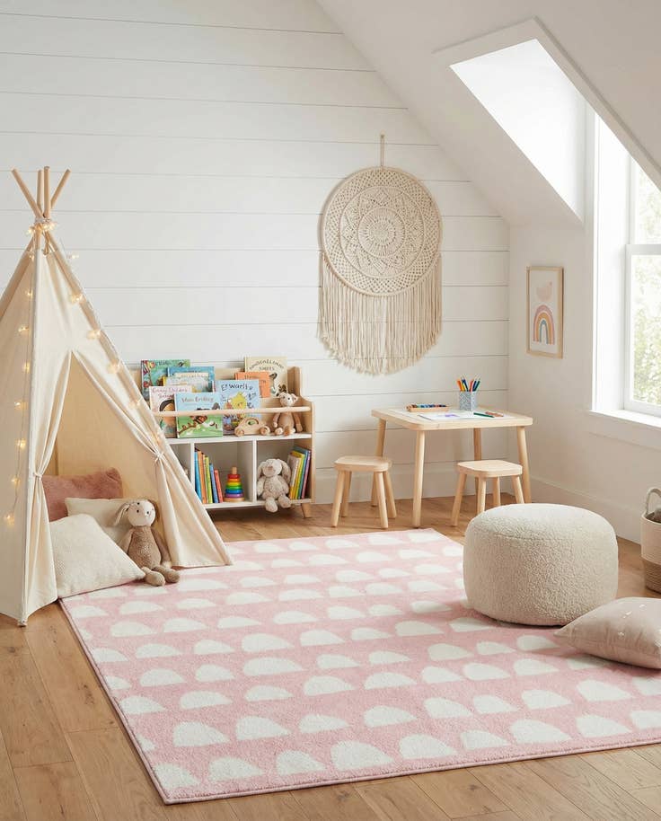 Detail image of 4' x 6' Whimsy Kids Rug