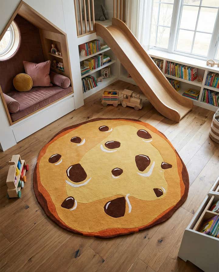 7' 10 x 7' 10 Playtime Kids Wool Freeform Rug