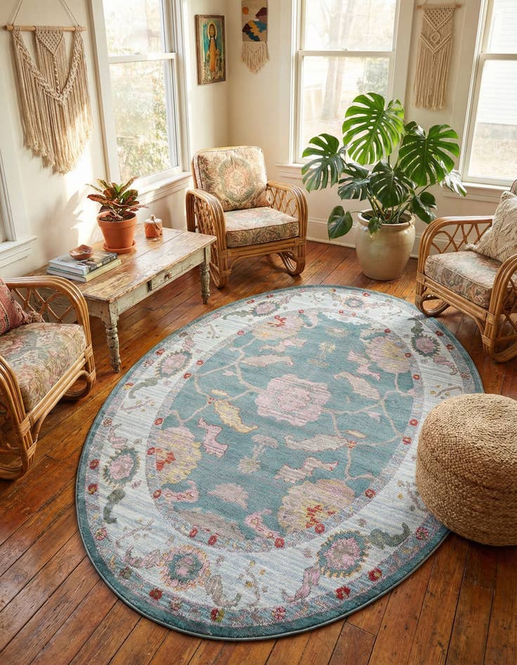 Detail image of 5' 5 x 8' Paragon Oval Rug