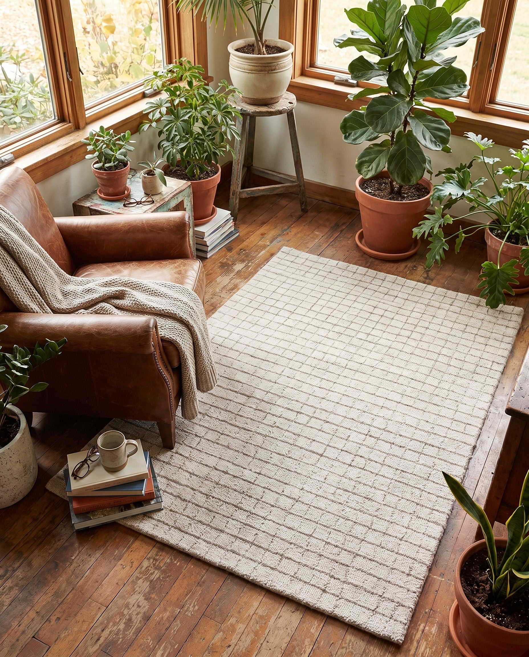 4' 1 x 6' 1 Heritage Line Wool Rug