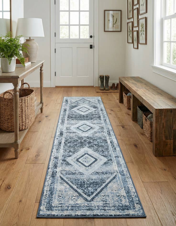 Detail image of 2' x 8' Kamala Washable Runner Rug