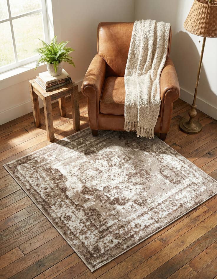 Detail image of 3' x 3' Monte Carlo Square Rug