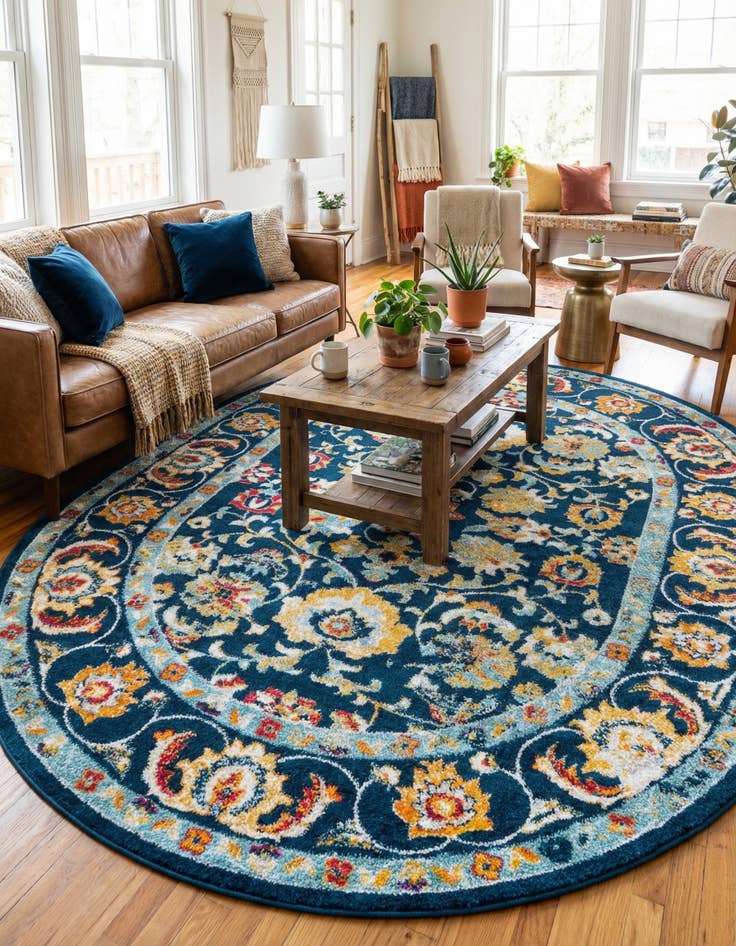 Detail image of 7' 10 x 10' Aurelia Oval Rug