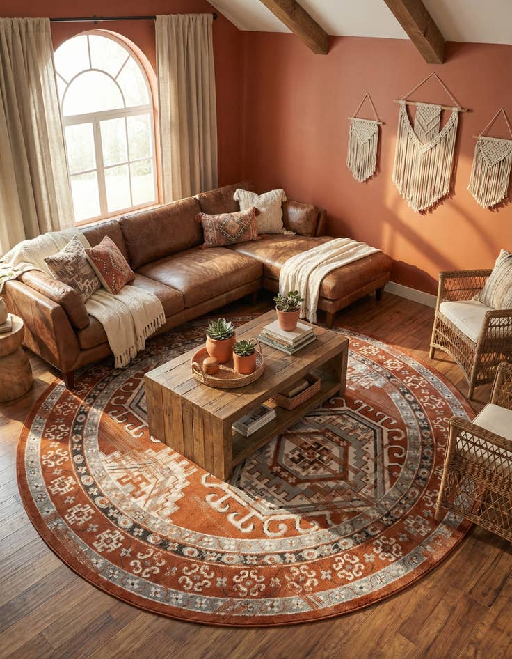 Detail image of 10' x 10' Charlotte Round Rug