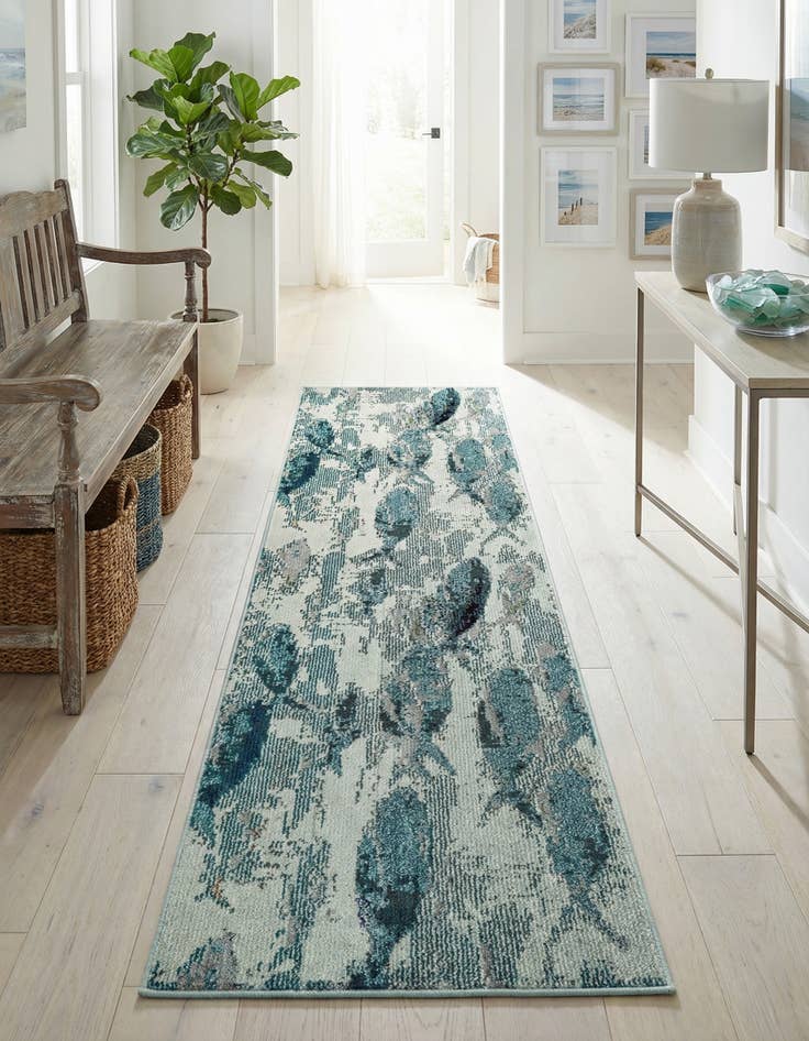 Detail image of 2' 2 x 6' 7 Washable Amalfi Runner Rug