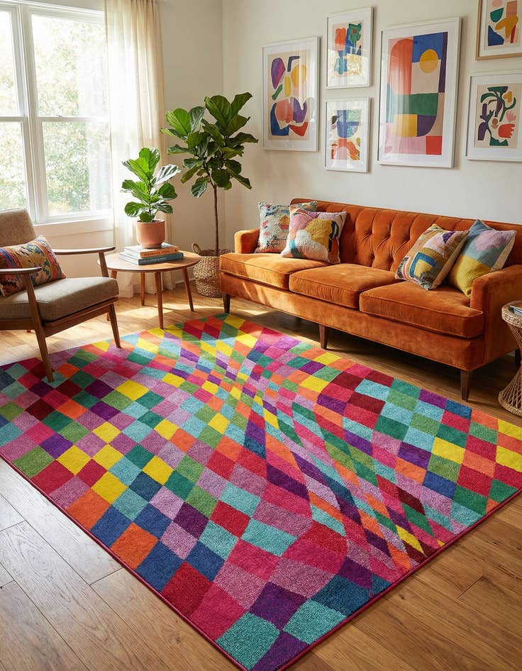 Detail image of 8' x 10' Washable Hyacinth Rug