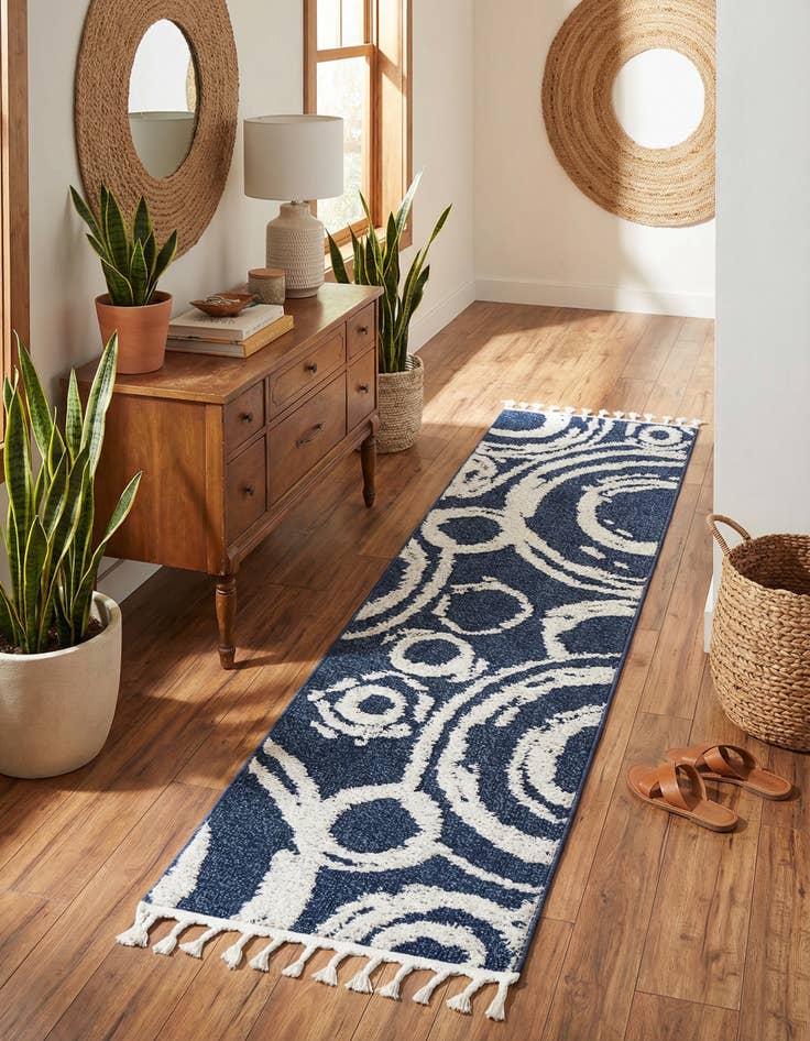 Detail image of 2' x 8' Boho Runner Rug