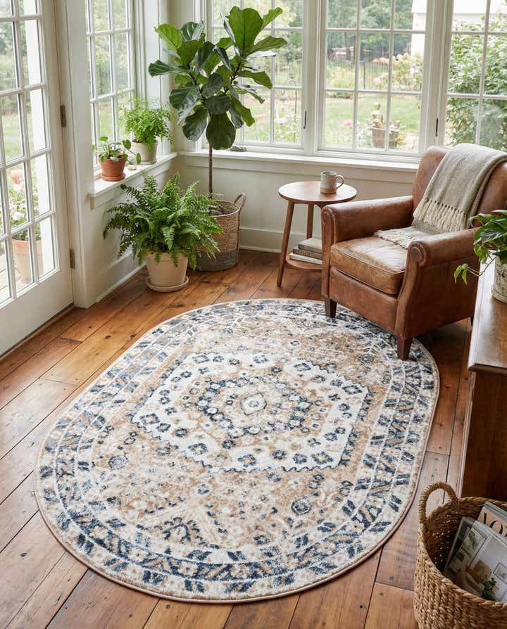 4' x 6' Oxford Oval Rug