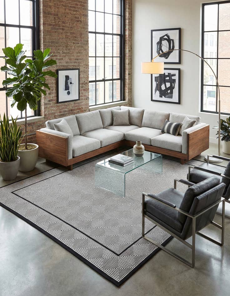 Detail image of 7' 10 x 10' Milano Rug