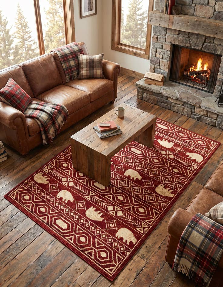 Detail image of 5' 3 x 8' Pioneer Rug