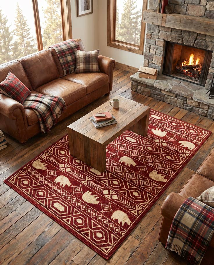 Detail image of 5' 3 x 8' Pioneer Rug