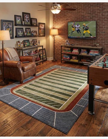 4' x 6' Sports Washable Rug