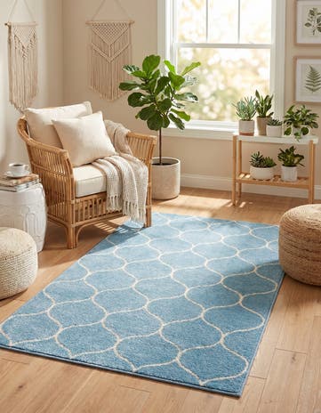 3' x 5' 3 Lattice Frieze Rug