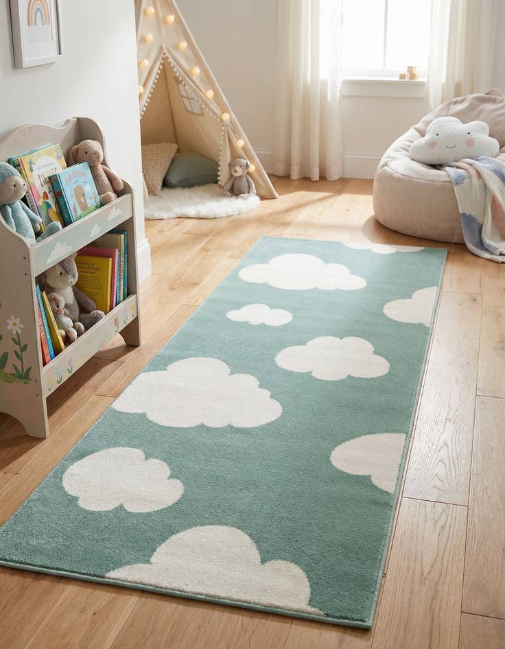 Detail image of 2' x 5' Whimsy Kids Runner Rug