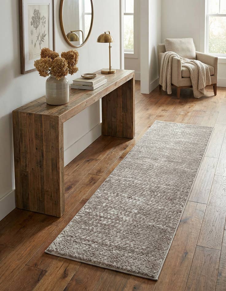 Detail image of 2' x 6' Sepia Runner Rug