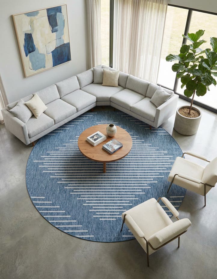 13' x 13' Easy-Clean Modern Indoor / Outdoor...