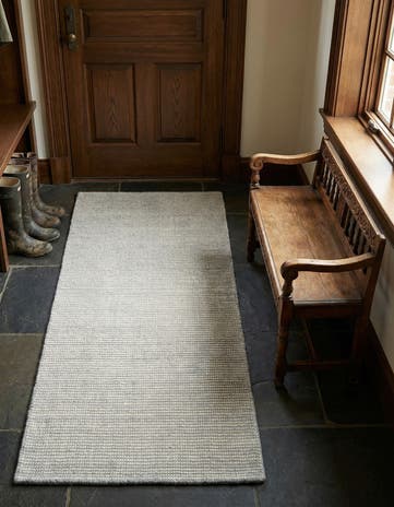 2' x 4' 1 Hand Woven Jill Zarin English Manor Farmhouse Wool Runner Rug