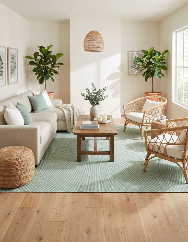 Detail image of  10' x 10'  Washable Jill Zarin Palm Springs Indoor / Outdoor Square Rug