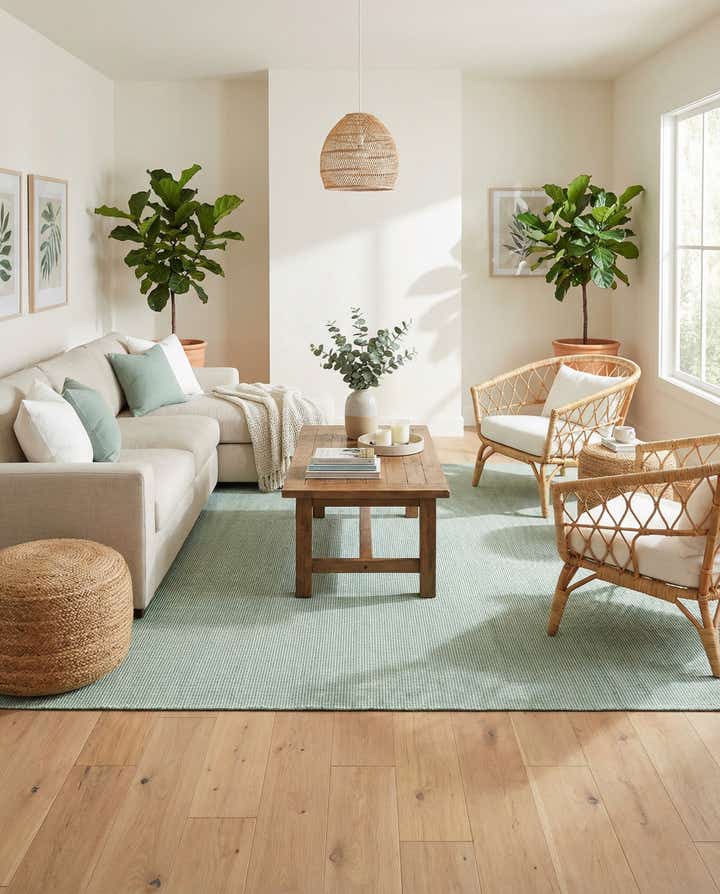 10' x 10' Easy-Clean Jill Zarin Palm Springs Indoor / Outdoor Square Rug