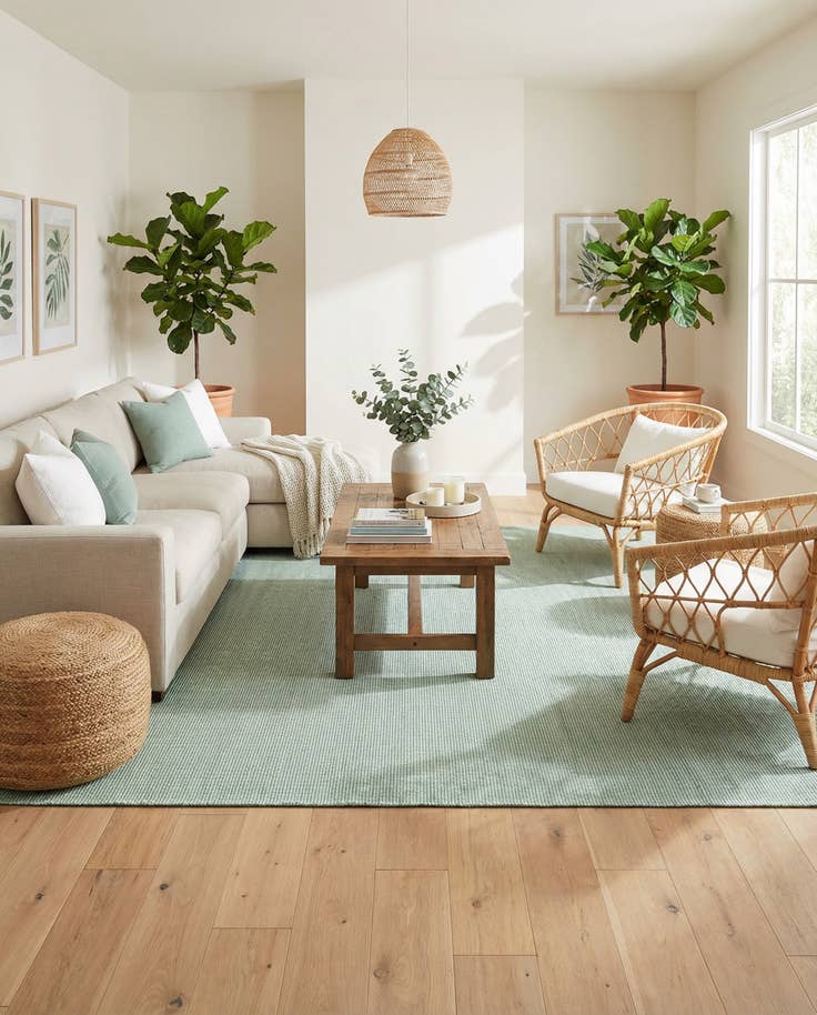 Detail image of 10' x 10' Easy-Clean Jill Zarin Palm Springs Indoor / Outdoor Square Rug