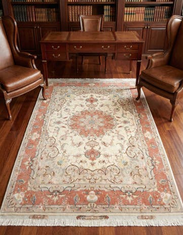 4' 10 x 7' Tabriz Rug