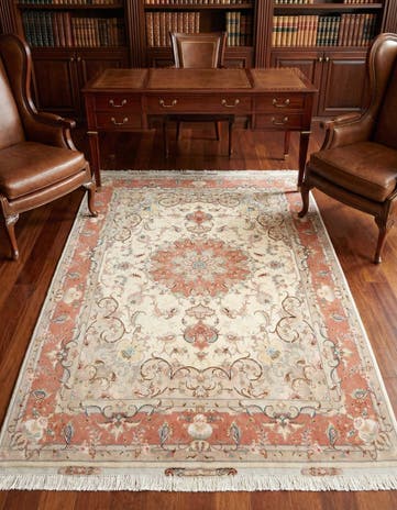 4' 10 x 7' Tabriz Rug