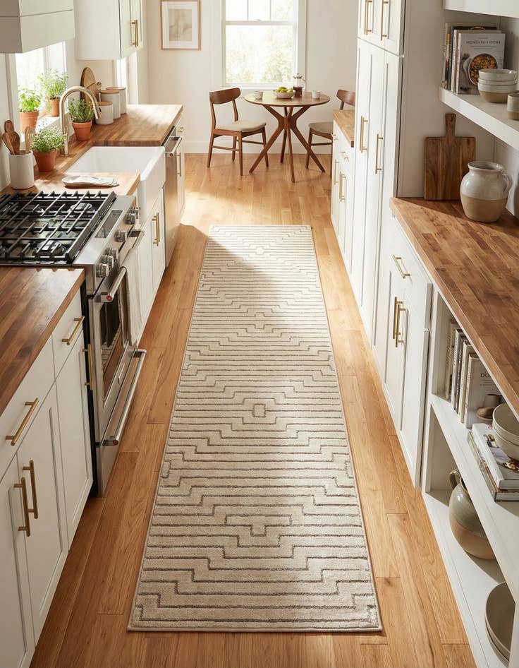 Detail image of 2' 7 x 12' Vogue Geo Runner Rug