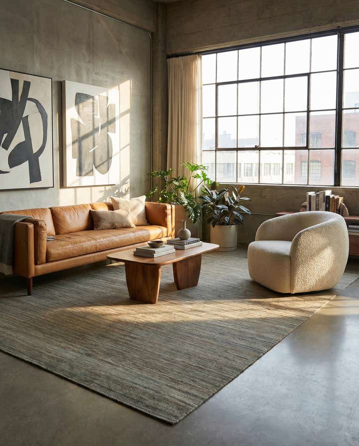 8' 2 x 11' 1 Hand Woven Kilim Modern Wool Rug