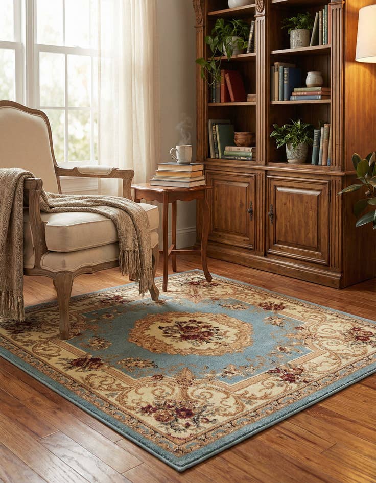 Detail image of 4' x 4' Chateau Square Rug