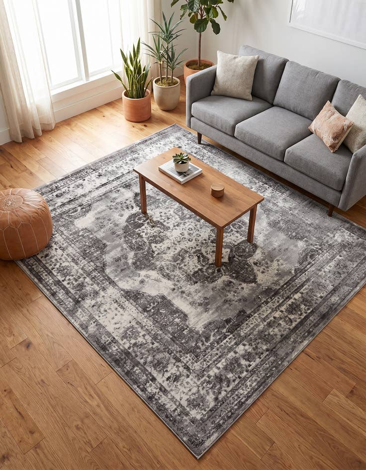 Detail image of 7' 10 x 7' 10 Monte Carlo Square Rug