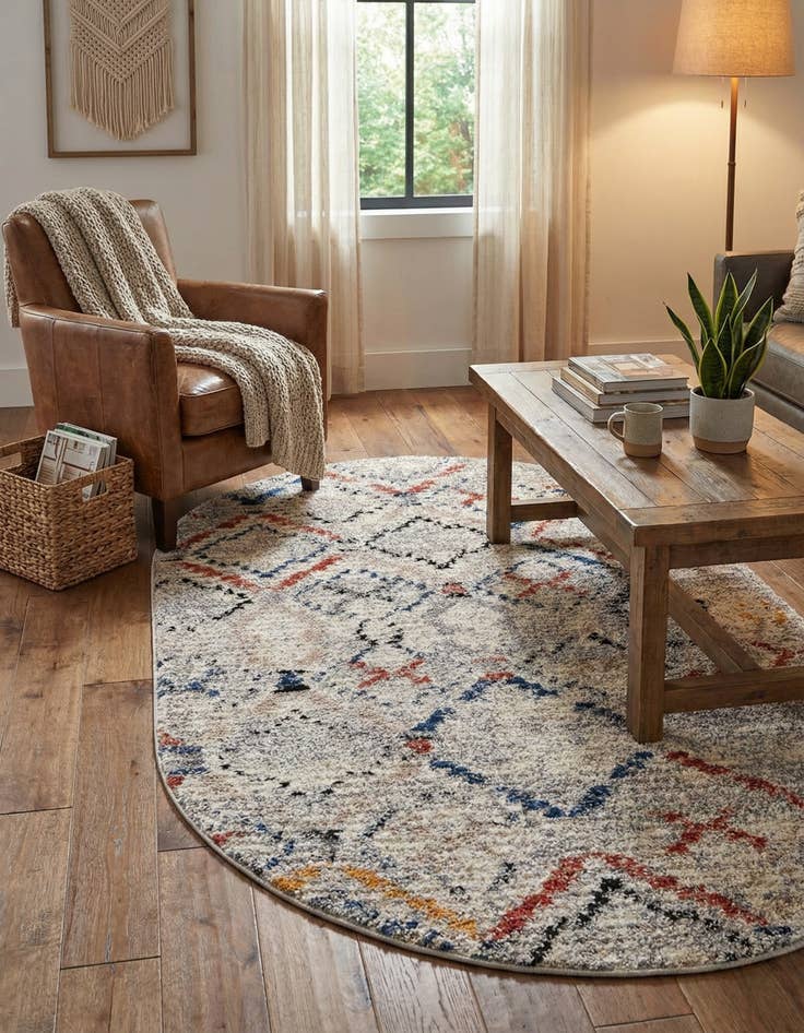 Detail image of  4' x 6' Tucson Oval Rug