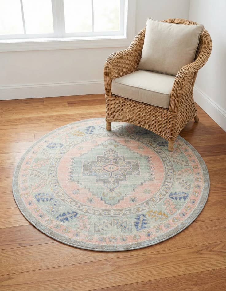 Detail image of 4' 1 x 4' 1 Whitney Round Rug