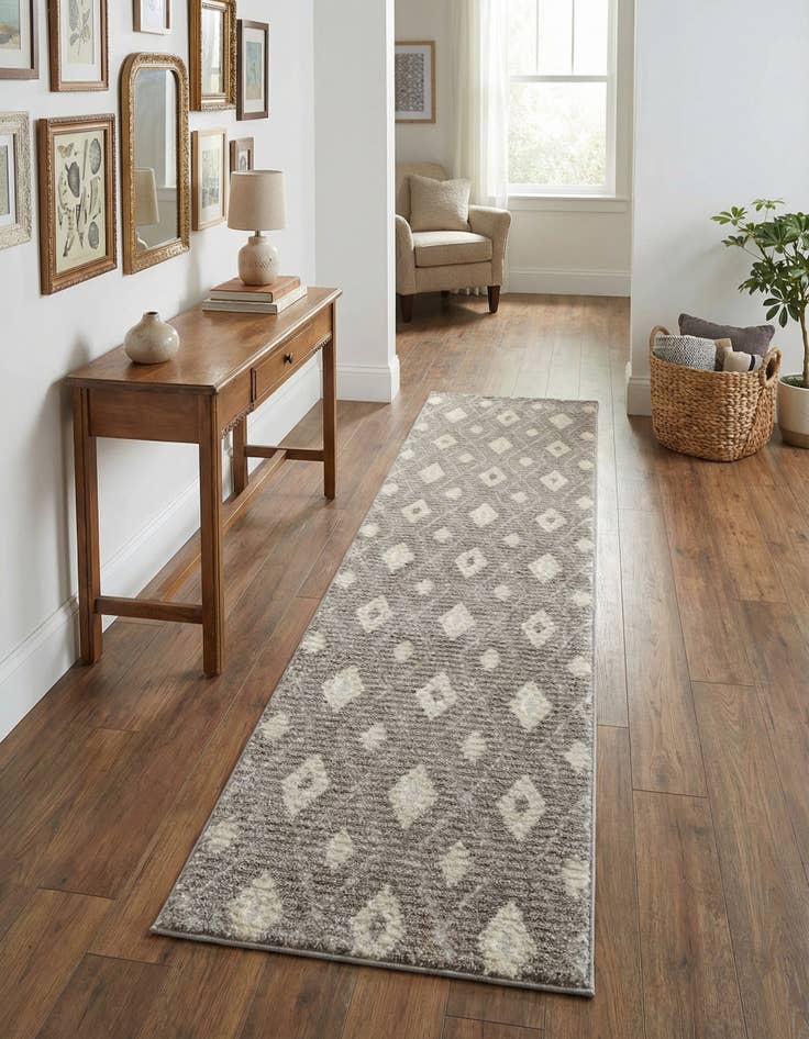 Detail image of 2' x 8' Sepia Runner Rug