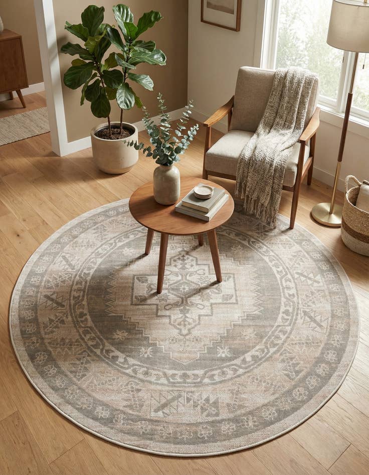 Detail image of 5' x 5' Whitney Round Rug