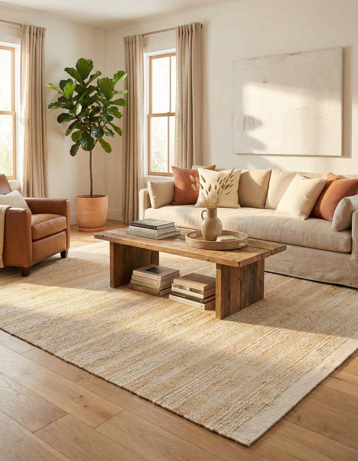 Detail image of 9' x 12' Hand Woven Lariat Rug