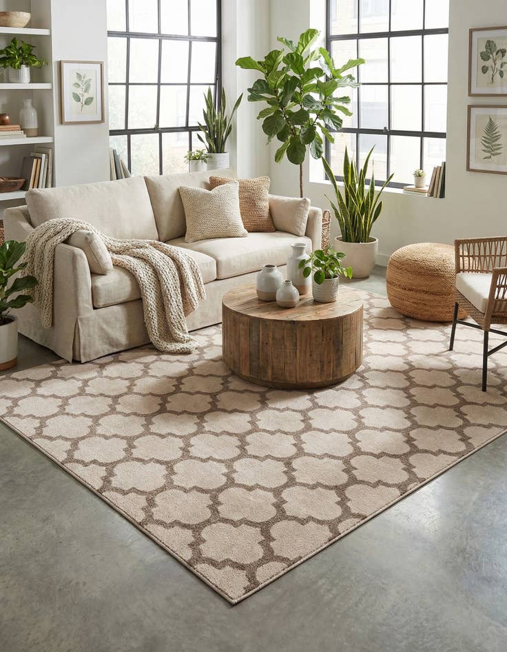 Detail image of 9' x 12' Trellis Rug