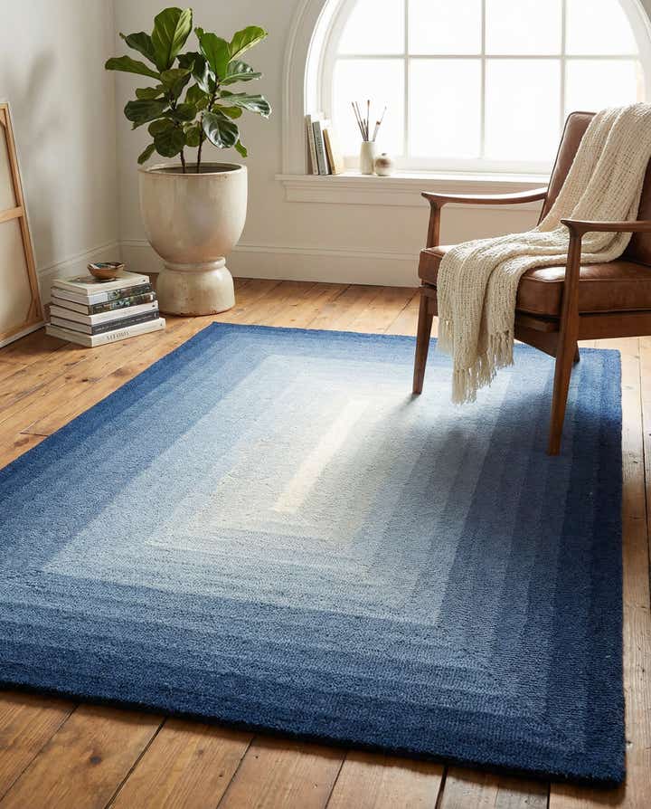 4' 1 x 6' 1 Ombre Wool Rug