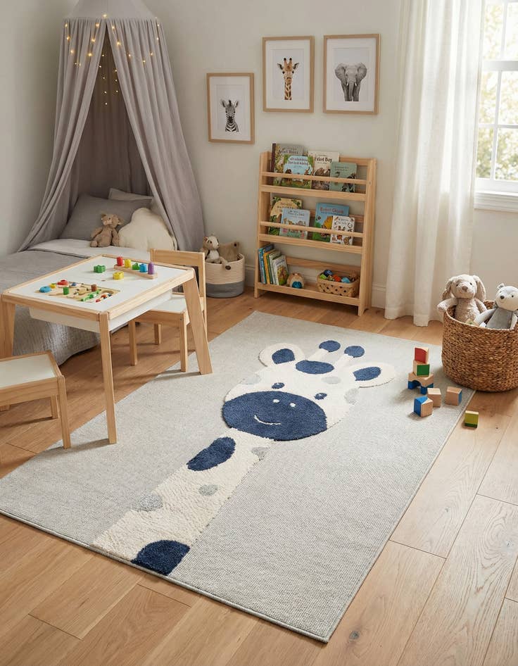Detail image of 5' x 7' Whimsy Kids Rug