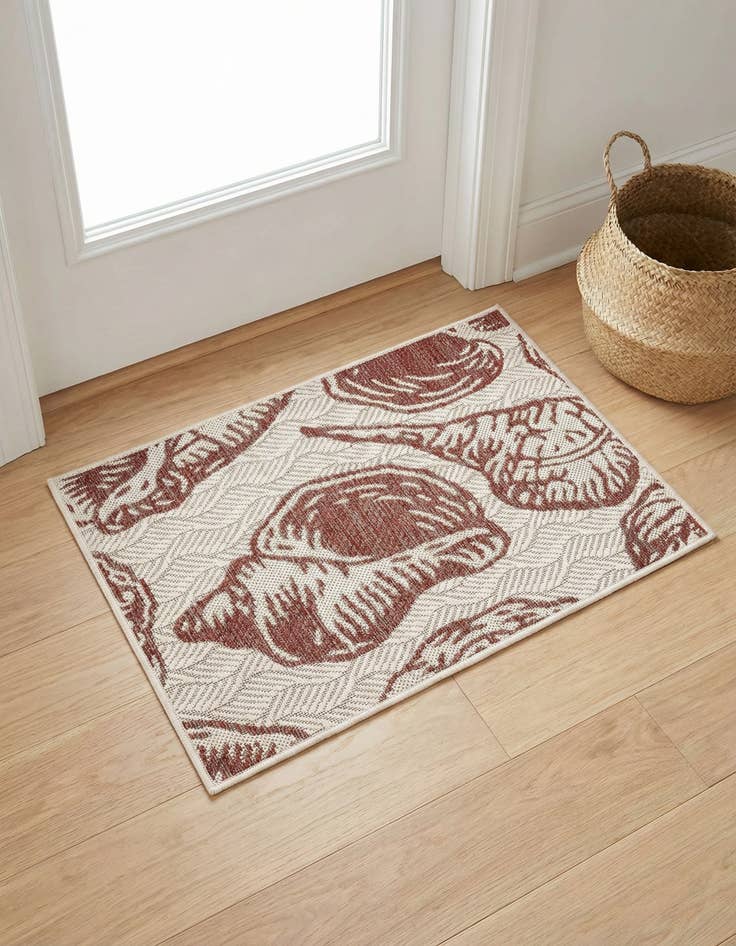 Detail image of 2' x 3' Easy-Clean Coastal Indoor / Outdoor Rug