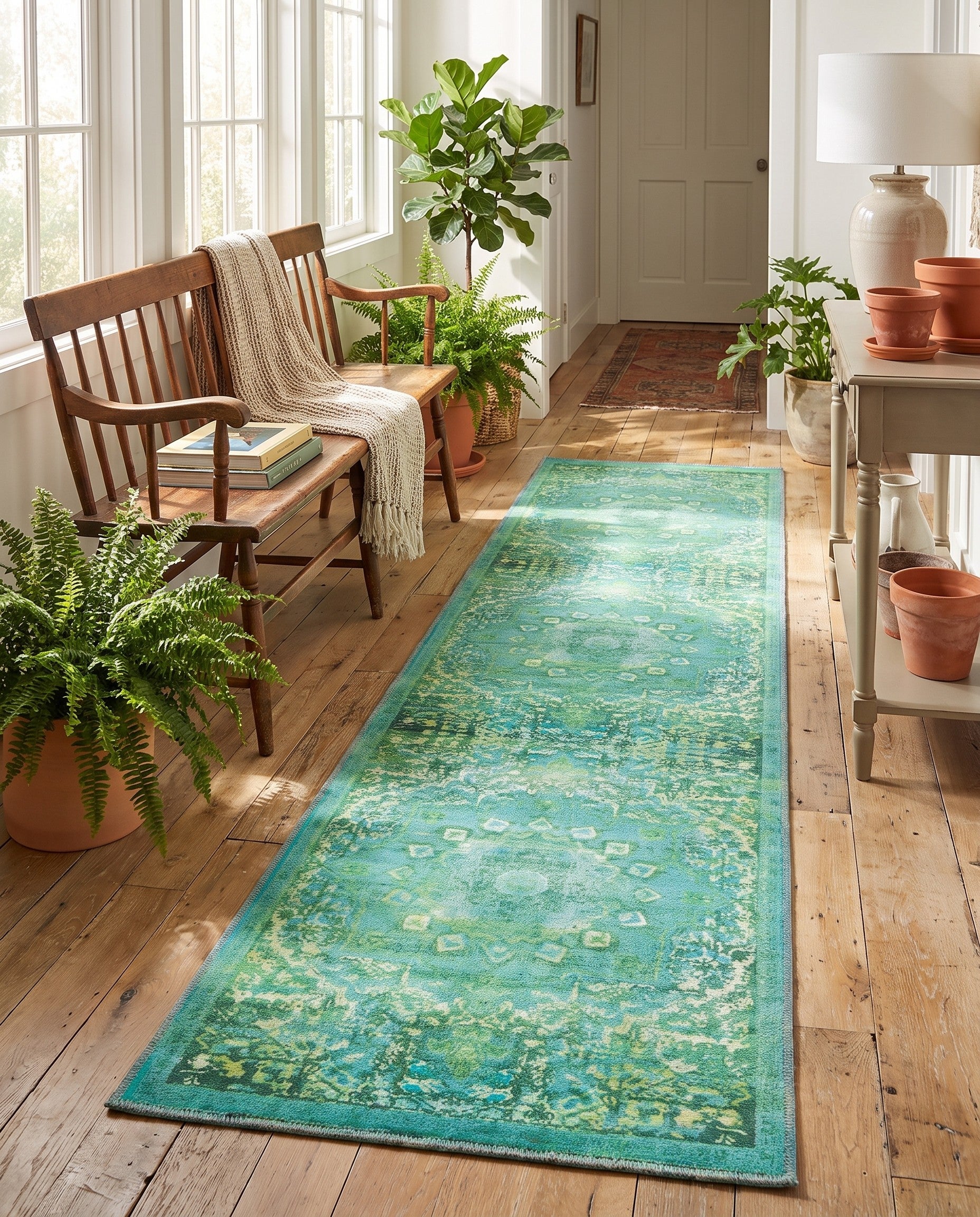 2' x 8' Washable Renaissance Runner Rug
