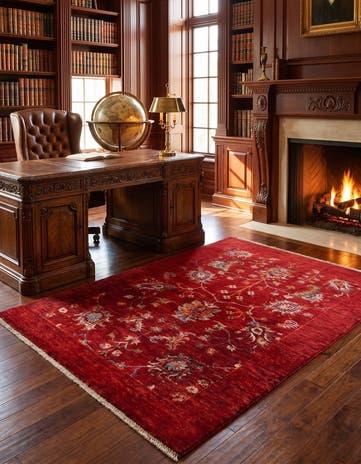 5' 1 x 6' 6 Hand Knotted Ariana Ziegler Rug