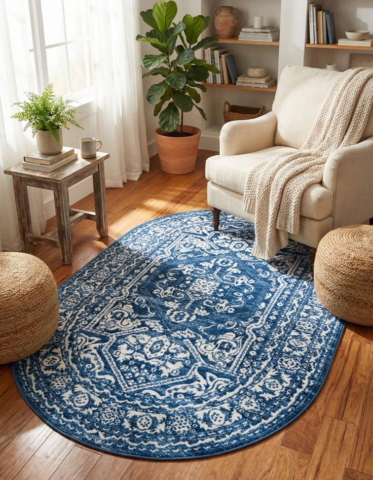 Detail image of 5' 3 x 8' Boston Oval Rug