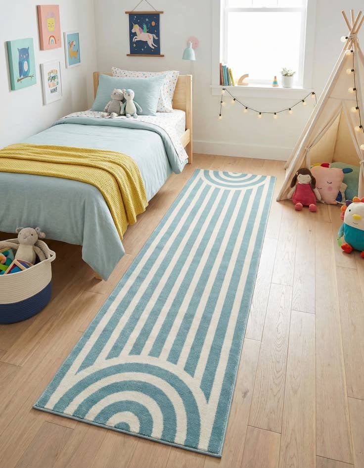 Detail image of 2' x 6' Whimsy Kids Runner Rug